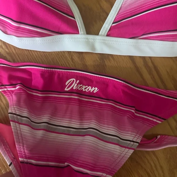 NEW Dixxon Triangle Micro Bikini Tropical Floral Bikini Set - Picture 4 of 5